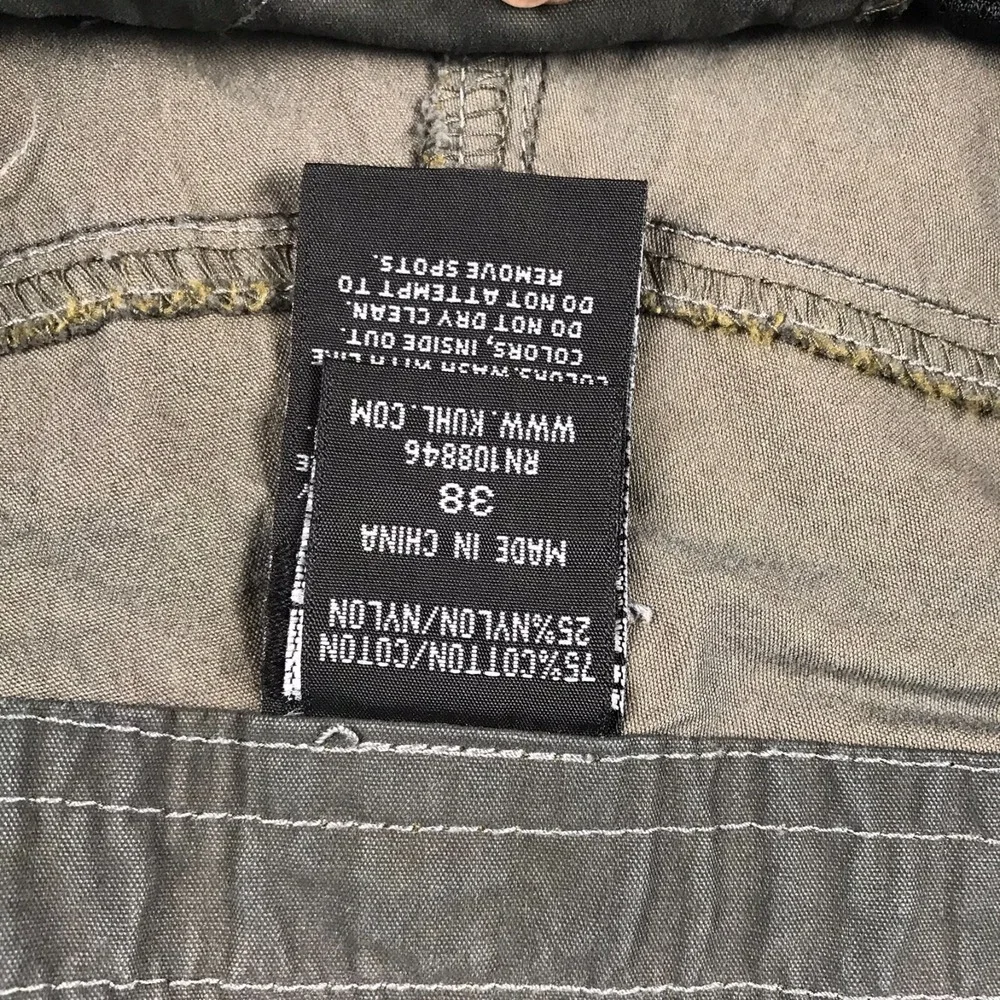 KUHL Shorts Mens 38 Vintage Patina Dye Gray 11